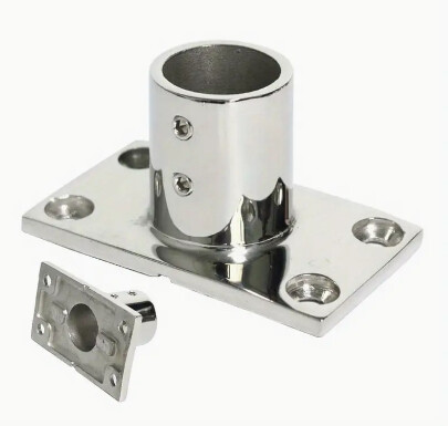 Rail base 90 degree 7/8&quot;  2-3/8&quot; x 1-1/16&quot; Stainless