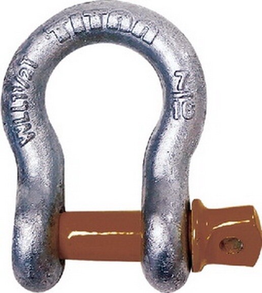 Shackle Galvanized 3/8&quot; WL: 2200lb