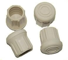 Chair Tips 1&quot; Rubber 4/pk