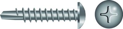 Pan Head Phillips Self Drilling Screw  #10 x 1&quot;  Stainless
