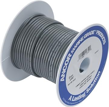 Wire AWG 14 Tinned Copper Grey 18&#39;