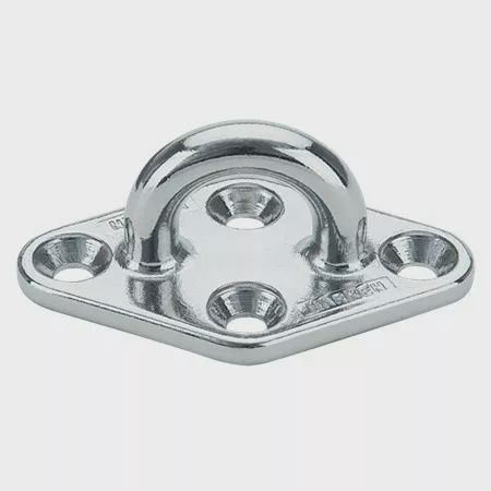 Diamond Padeye 98mm  Stainless (689)
