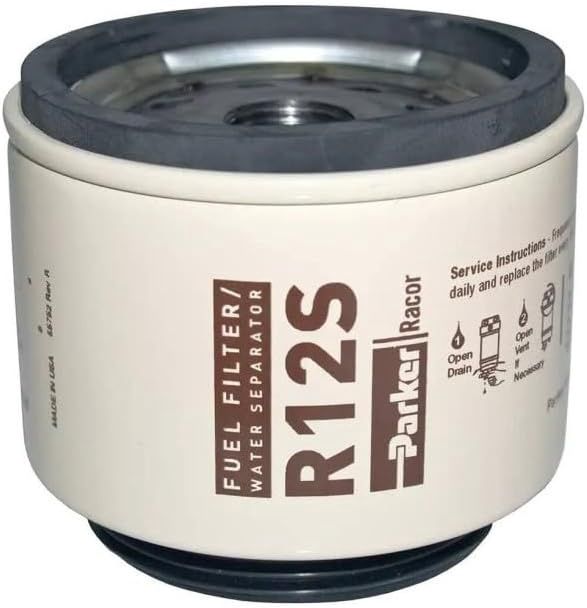 Replacement Element for Racor  R12S Diesel Gas Spin-On Fuel/Water Separators