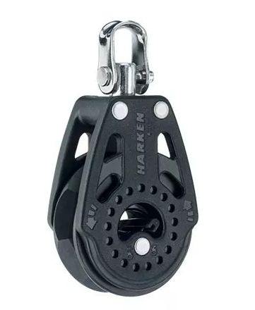Block Single Carbo 40mm With  Ratchet and Swivel (2608)