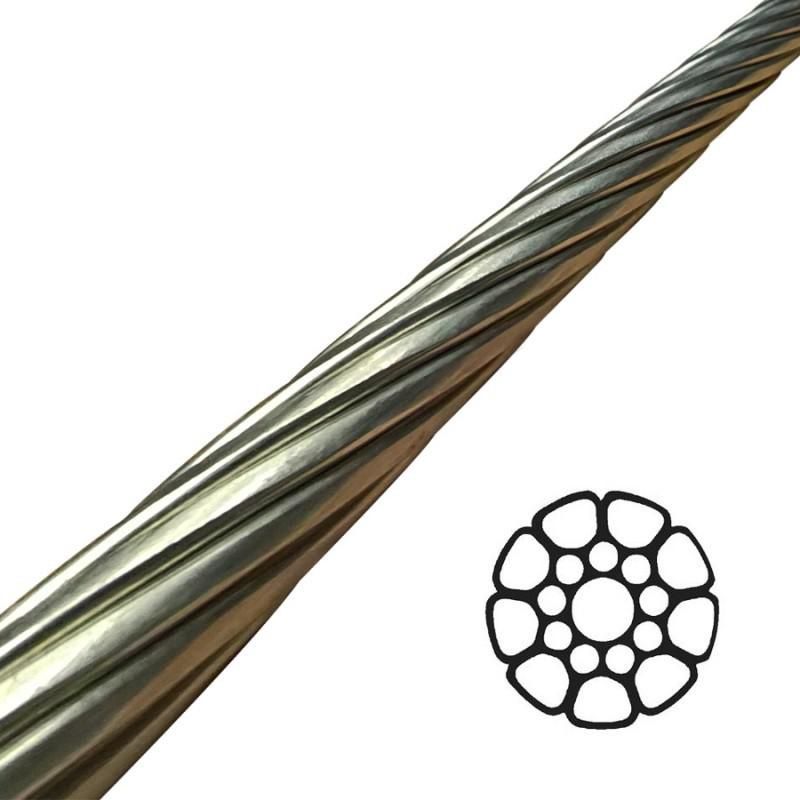 Stainless Steel Cable  Compact Strand 1x19 -7mm
