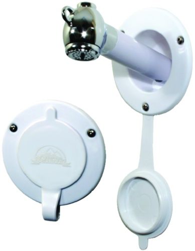 Transom Shower For Vertical Installation