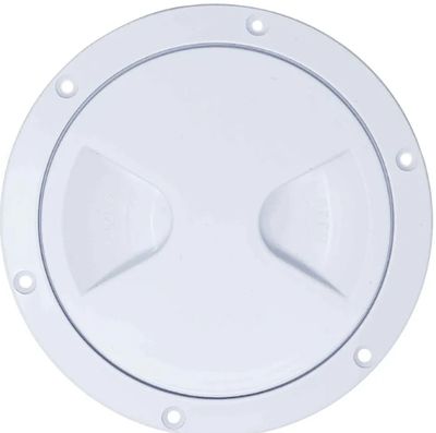Deck plate Threaded 5&quot; White