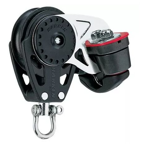 Block Single 40mm  Carbo With Swivel And Cam Cleat (2645)
