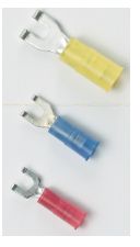 Spade Connectors AWG 16 -14 25/pk