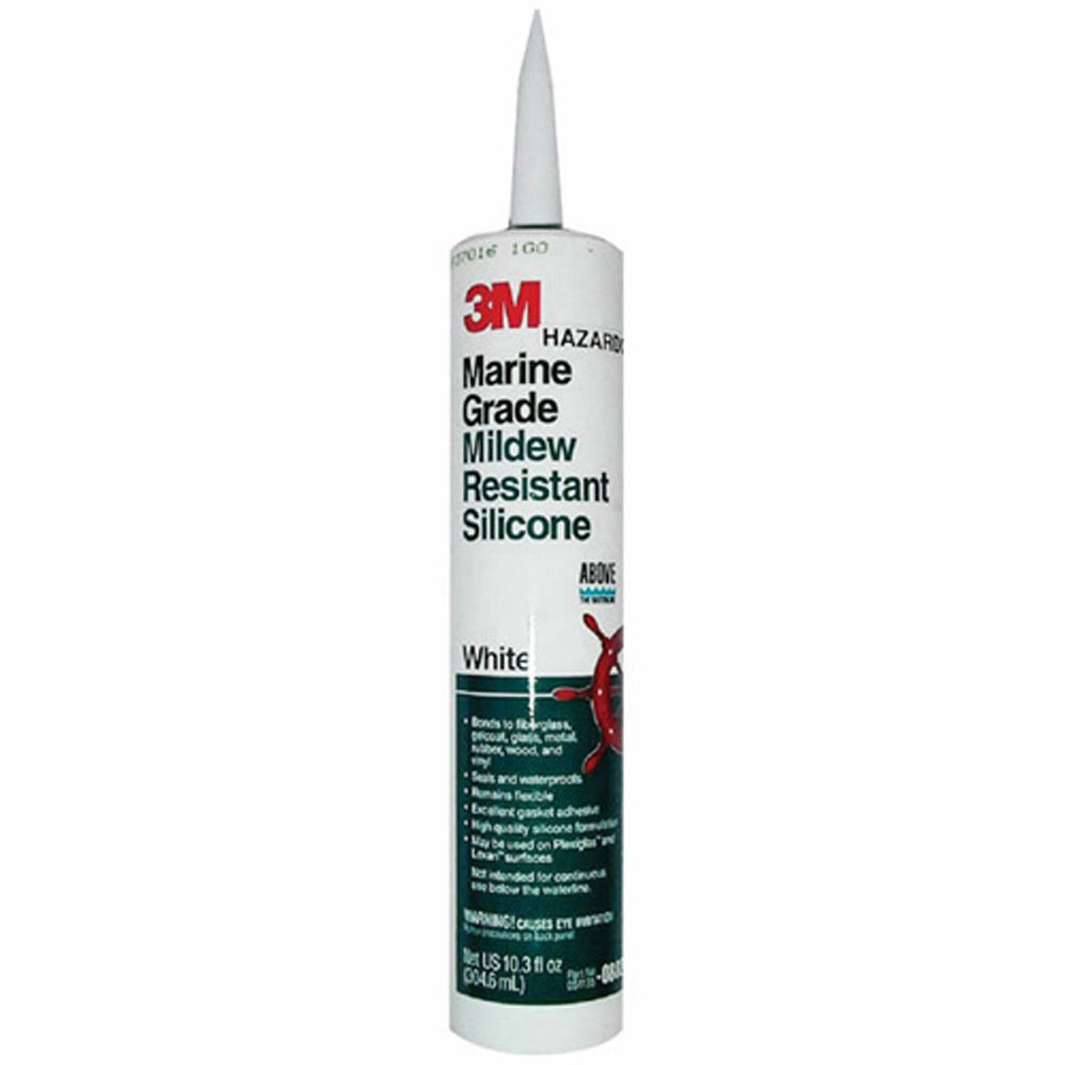 Marine Grade Silicone Sealant- White 10 oz.