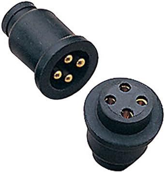 Polarized Connector 4 pin 3-5A. 12/24VDC