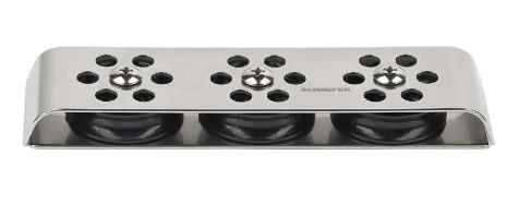 Triple Stainless Steel Deck Organizer