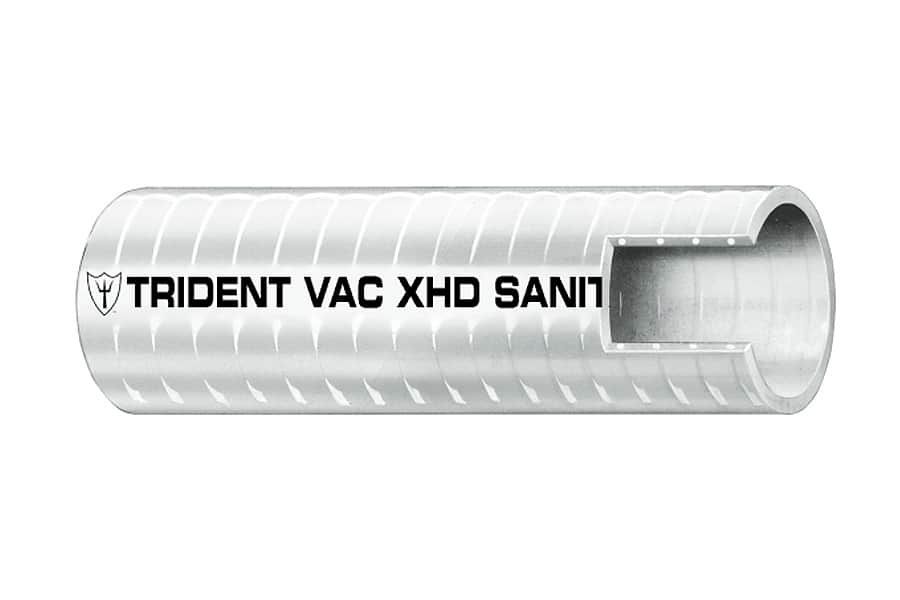 VAC X.H.D. Sanitary Hose 1&quot; White /Foot