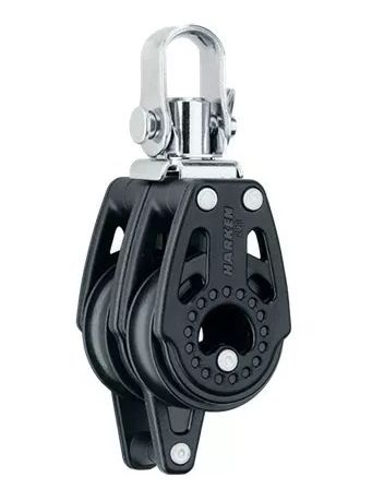 Block Double 29 mm Carbo Air  With Swivel and Becket  (343)