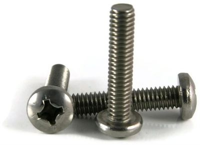 Pan Head Machine Screw 1/4-20 X 1&quot; Stainless