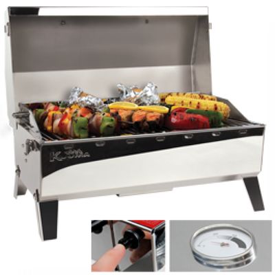 Barbecue Stow N&#39; Go 160 Avec Thermomètre et Allumeur