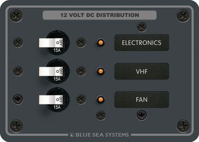 Traditional Metal DC Panel - 3 Positions