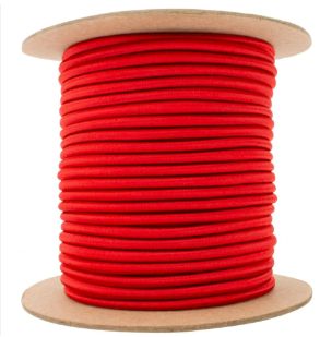 Shock Cord 3/16&quot; Red /Foot