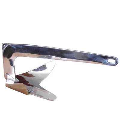 Bruce Style Anchor Polished Stainless Steel  15kg