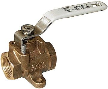 Fuel Valve 3/8&quot; Bronze
