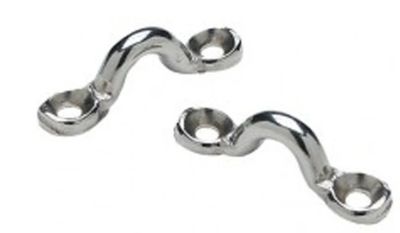 Eye Strap  5/16&quot;  Cast Stock  Stainless Steel 2/pk