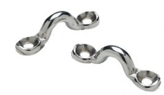 Eye Strap  5/16&quot;  Cast Stock  Stainless Steel 2/pk