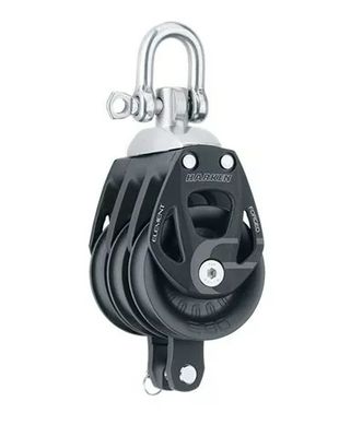 Block Triple 60mm Element Aluminum  With Swivel and Becket  (6273)