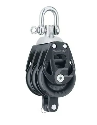 Block Triple 60mm Element Aluminum  With Swivel and Becket  (6273)