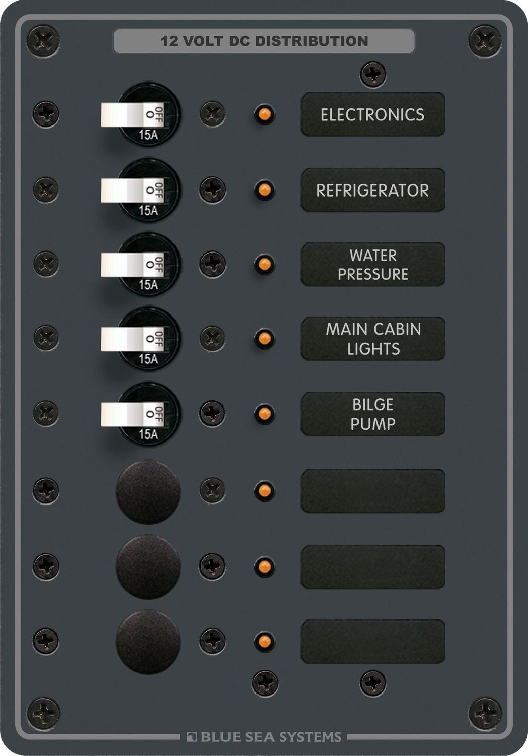 Power Distribution Panel  8 Position 12V DC (8023)