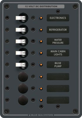 Power Distribution Panel  8 Position 12V DC (8023)