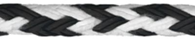 Control-DPX 1/4&quot; White/Black     /Foot