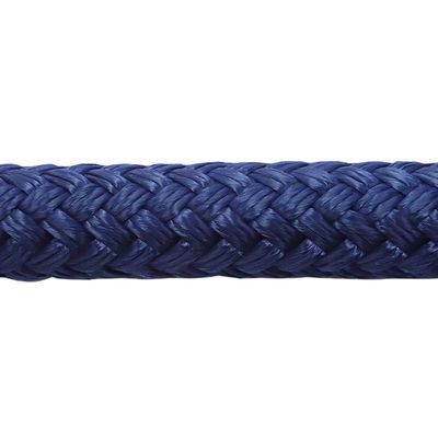 Rope Nylon  Double Braided  3/8&quot;  Navy    /Foot