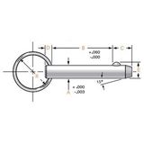 Fast Pin 1/4&quot; X 2-1/2&quot; Stainless