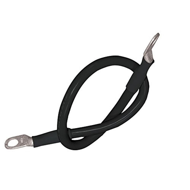 Battery Cable  AWG 2    Stud 5/16&quot;  x 18&quot; Black