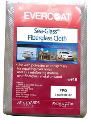 Fiberglass Cloth  - 6 oz. 38″ x 3 yd.