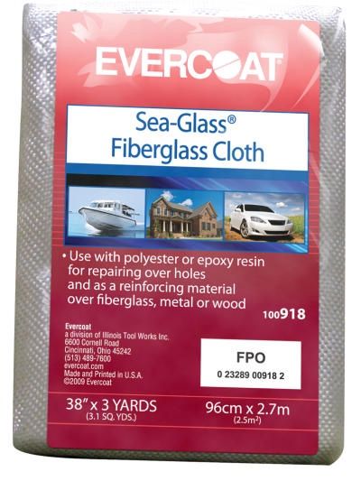 Fiberglass Cloth  - 6 oz. 38″ x 3 yd.