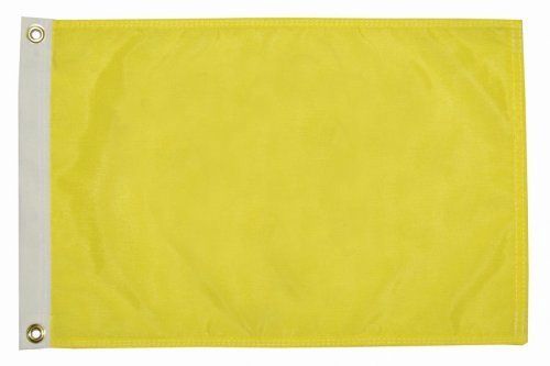 Yellow Quarantine Flag 12&quot;x18&quot;