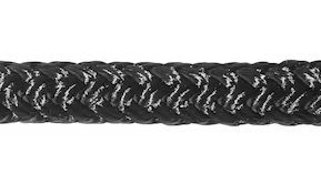 Double Braided Nylon 1/2&quot;  Black /Foot