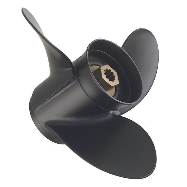 Black Diamond 3-blade Aluminum Propeller  - 10 3/8&quot;D x 13 P RH