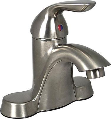 Brushed Nickel Single Handle Hybrid, Tall Bathroom Faucet