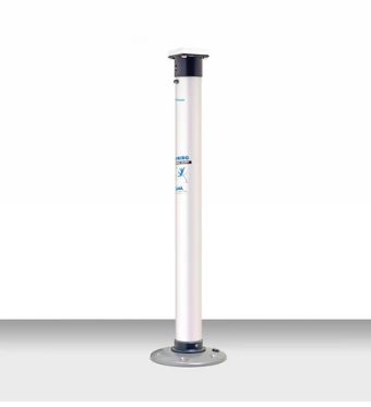 Double Locking Stowable Pedestal Mount 28&quot;