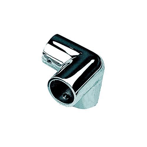 Corner Rail Fitting 3-Way  1&quot; Stainless