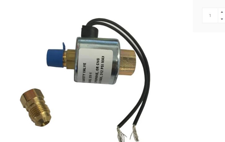 Propane Solenoid Valve  1/4&quot; 12V (SV-1)