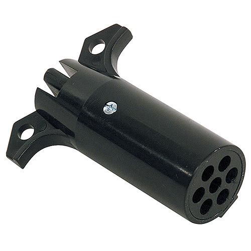 7-Way Automotive Style to 4-Flat Trailer Lights Connector