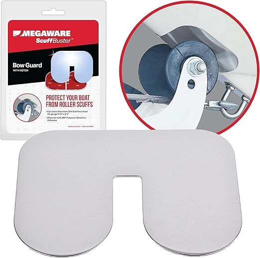 Megaware ScuffBuster  Bow Guard  Notched Stainless