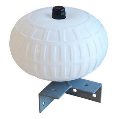 Dock Edge Inflatable Dock Wheel - 9&quot; - White