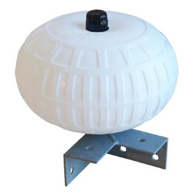Dock Edge Inflatable Dock Wheel - 9&quot; - White