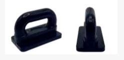 Sail Slide Plastic Internal Flat  #6 Black