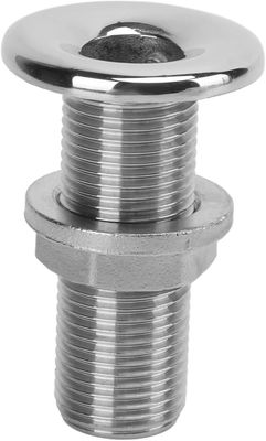 Through Hull 1/2&quot;  Hose Barb Stainless