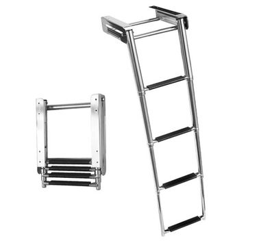 Ladder 4 Step Stainless